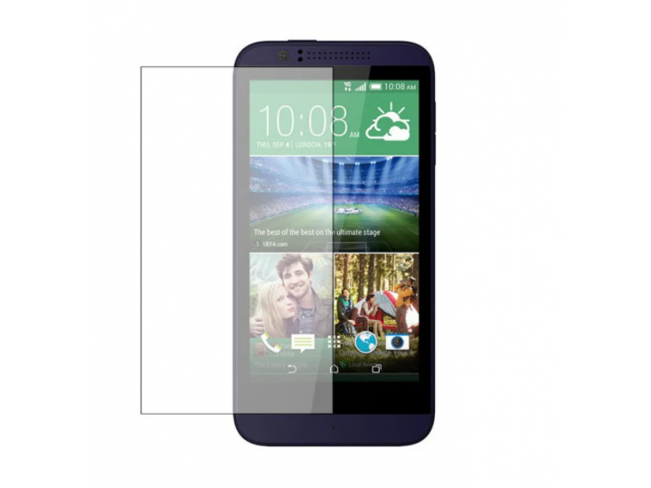 Фирменная оригинальная защитная пленка для телефона HTC Desire 510 глянцевая..