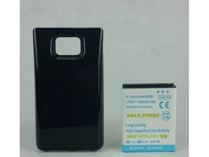 Усиленная батарея-аккумулятор большой повышенной ёмкости 3200 mAh для телефона  Samsung Galaxy S 2 II GT-I9100..