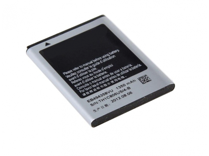 Фирменная аккумуляторная батарея 1350mah EB494358VU на телефон Samsung Galaxy Ace Duos GT-S6802 + гарантия..