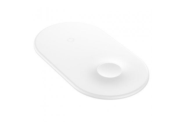 Фирменное оригинальное беспроводное зарядное устройство для Умных смарт-часов Apple Watch и телефонов смартфонов Apple Watch   iPhone X / X Plus / XS / 8 / iPhone SE 2 (2020) + гарантия