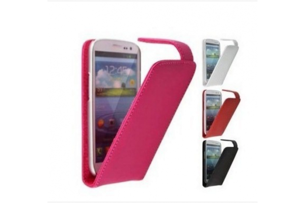 Фирменный вертикальный откидной чехол-флип для Fly IQ447 Era Life 1"  черный