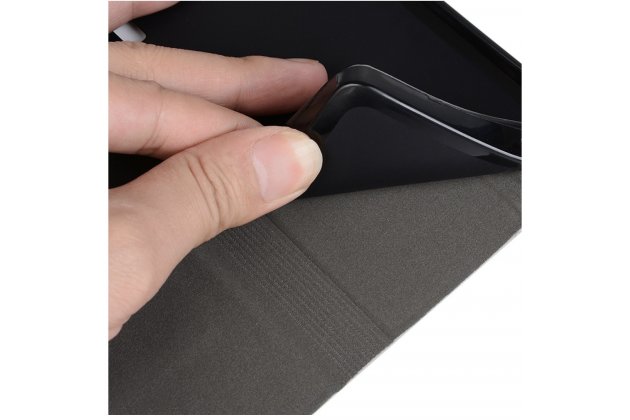 Чехол-книжка MyPads Vaqueros для ASUS ZenFone 3 Ultra ZU680KL 6.8 из водоотталкивающей импортной ткани синий с вставкой под кожу