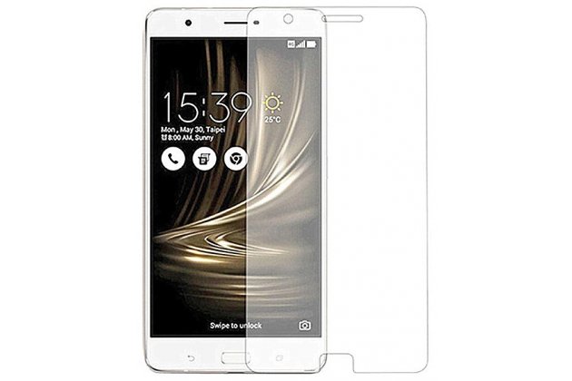 Фирменное защитное закалённое противоударное стекло (не загнутое) для телефона ASUS ZenFone 3 Ultra ZU680KL из качественного японского материала премиум-класса с олеофобным покрытием