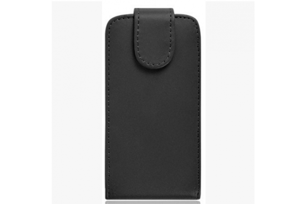 Фирменный вертикальный откидной чехол-флип для Fly IQ447 Era Life 1"  черный