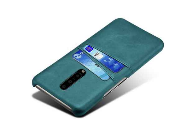 Фирменный чехол задняя накладка панель бампер для ASUS ZenFone 3 Ultra ZU680KL 6.8 из качественной импортной кожи с отделениями для банковских карт мужской женский зеленый