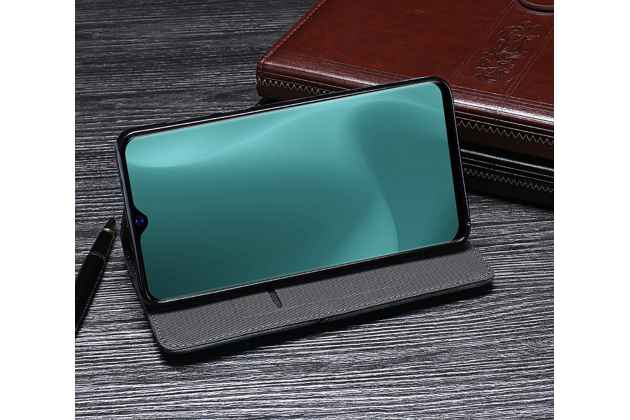 Фирменный чехол-книжка футляр для iPhone X (2018) креативный ретро крафтовый азиатский стиль ручной работы c декоративными пуговицами цвет серый