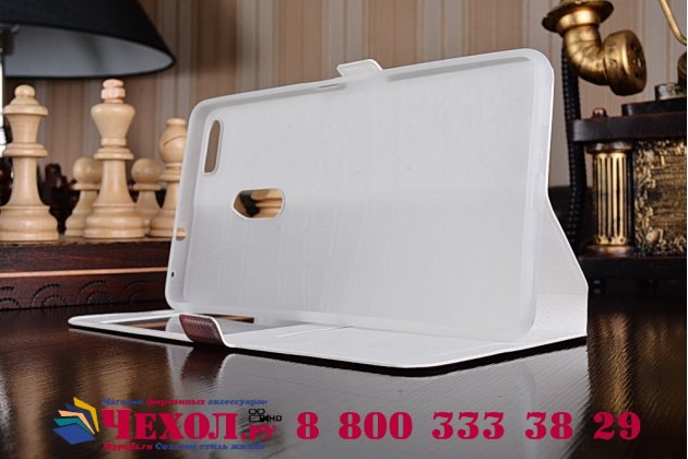 Фирменный чехол-книжка с рисунком на тему Эйфелва Башня на ASUS ZenFone 3 Ultra ZU680KL 6.8 с окошком для звонков