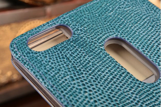 Чехол-книжка MyPads Premium для ASUS ZenFone 3 Ultra ZU680KL 6.8 из натуральной кожи с объёмным 3D рельефом головы кожи крокодила роскошный эксклюзивный синий. Только в нашем магазине. Количество ограничено